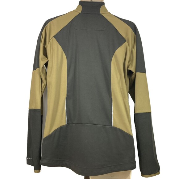 Columbia Omni-Wind Jacket -Men's Sz M -Brown & Beige Wind Resistant -Omni-Shield - Picture 2 of 14